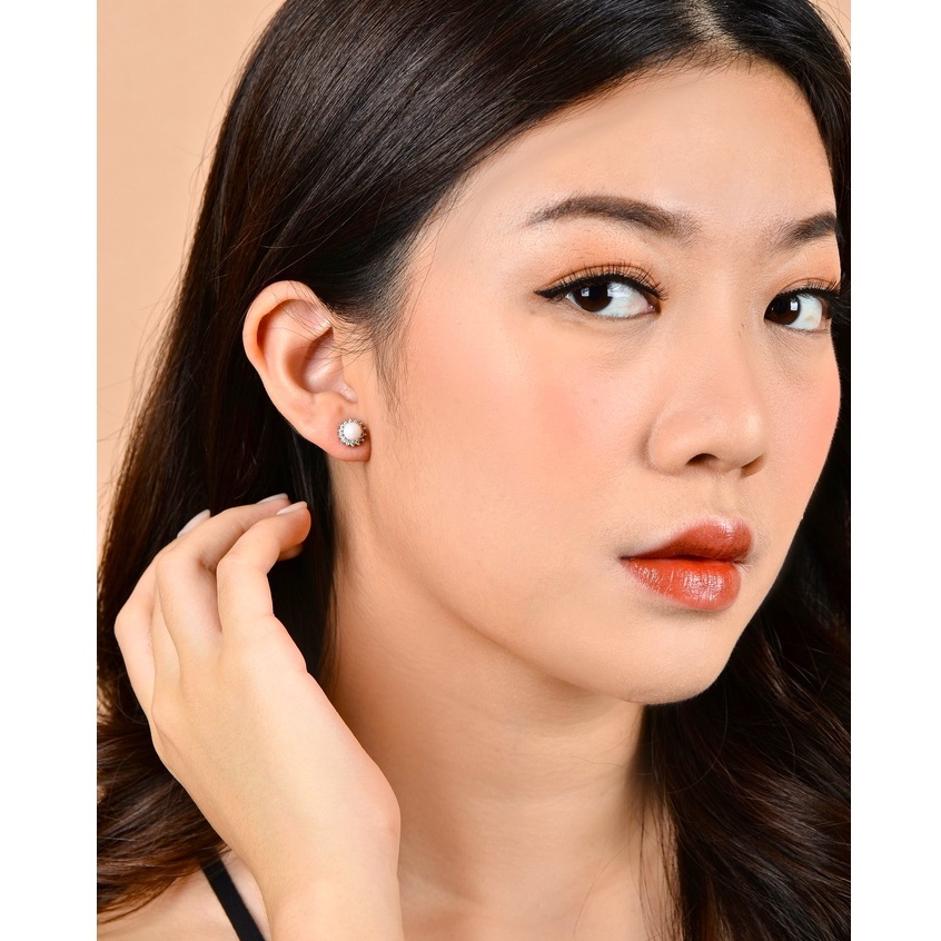 Panlandwoo - Anting Tusuk Rhodium Wanita Giada