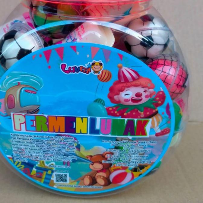 

VH5♛ 10 PCS PERMEN LUNAK VIRAL JELLY SELAI MOTIF MATA SMILE BUMI BOLA DOT DLL Recommended