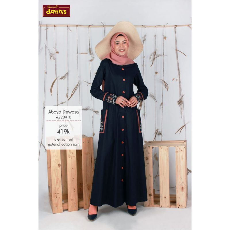 gamis wanita dewasa by dannis collection/gamis dannis terbaru/jubah dannis ori