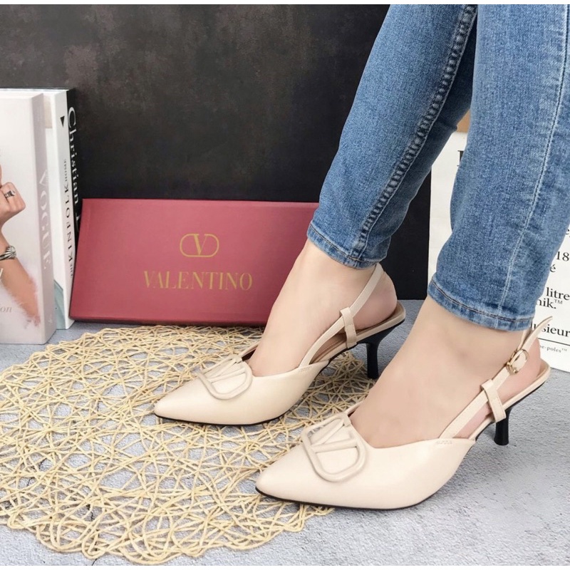 Heelsslop 92821 sendal wanita import realpict