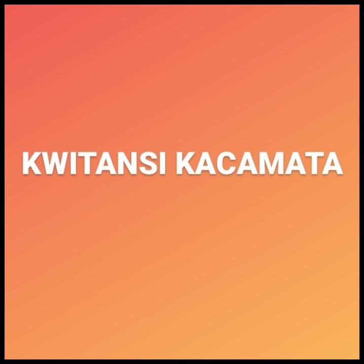 Kwitansi Kuitansi Optik Kacamata