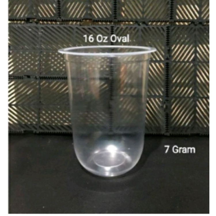 Cup Plastik CUP 16 Oval (M CUP )7 Gram 1 Roll 50 pcs