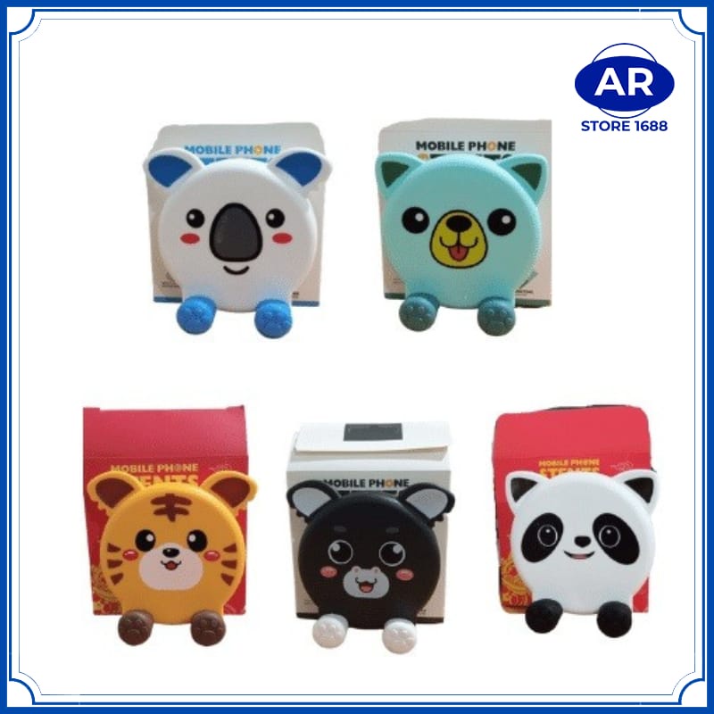 AR-HOLDER HP KARAKTER TATAKAN MEJA / STAND HP CARTOON ANIMASI LUCU IMUT PENYANGGA HP TERBARU