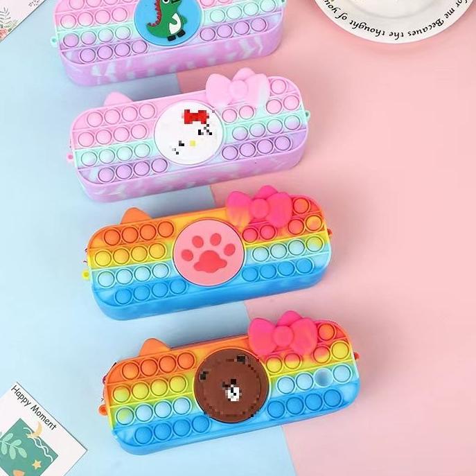 

Pasti Update AS Kotak Pensil Pop It Rainbow Tempat Pensil Popit Karakter Macaroon Tempat Penyimpanan Alat Tulis Anak Warna Warni+