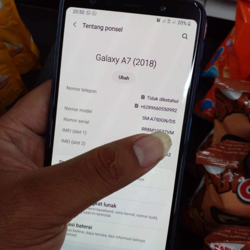 Samsung galaxy a7 2018 ram 4/64