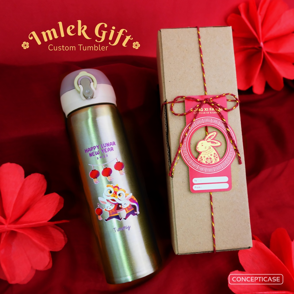 HAMPERS IMLEK 2023 / Chinese New Year Parcel / Gift Box Imlek / Paket Termos Niagara Custom