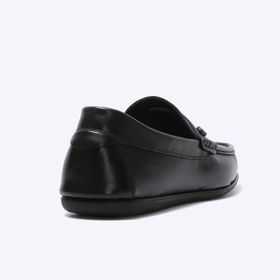 SEPATU LOAFER EVERBEST PRIA ORIGINAL PANSUS KULIT BRANDED HITAM EM04