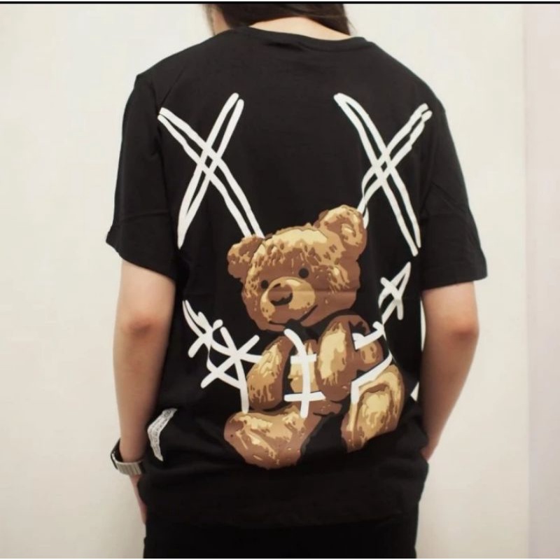 RIC Thsirt Black Bear UNISEX kaos pria & wanita