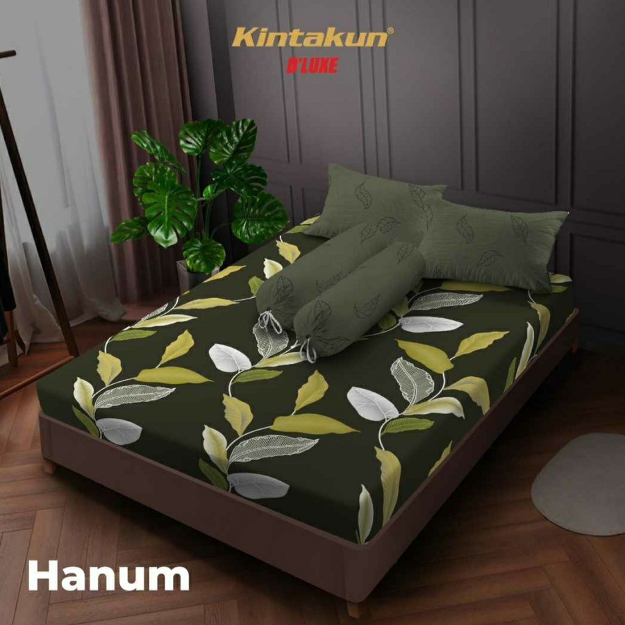 Ss Sprei Kintakun D'luxe Deluxe 180 b4 Mix Motif 180x200 Bantal 4 King Size No 1