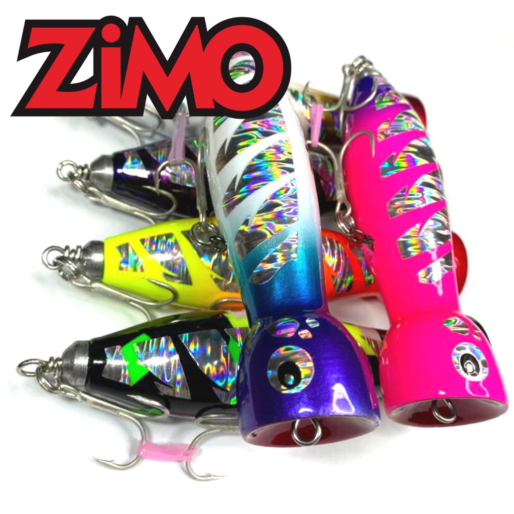 Umpan Popper Zimo 60 Gram + Treble 1/0