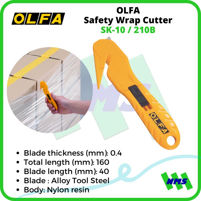 

Safety Wrap Cutter SK-10 OLFA 210B Pemotong Tali Strapping PP