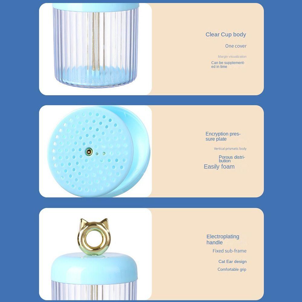 Agustina Pembersih Wajah Foam Cup Transparan Deep Cleaning Bubble Foaming Device Perawatan Kulit Alat Cuci Tubuh Krim Pembersih Foam Maker Cup