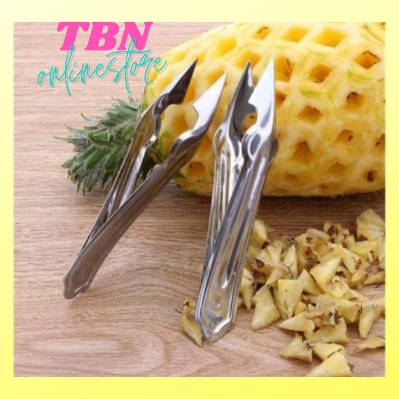 Alat Capitan Cabut mata nanas / kupas mata nanas / bersihkan mata nanas Bahan Stainless