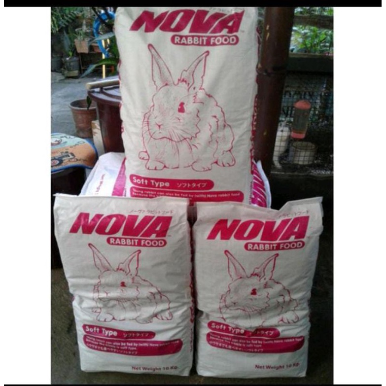 Nova rabbit food 1kg repack | makanan kucing kelinci alfava nova