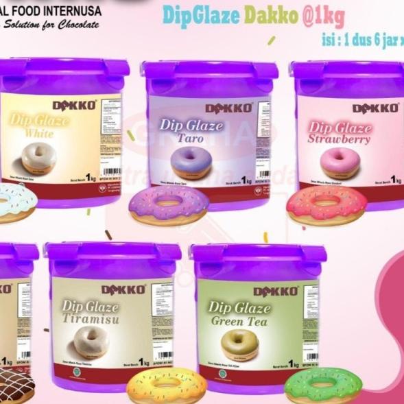 

FREE ONGKIR!Elmer / Dakko Dip glaze saus cair topping CELUPAN DONAT kemasan 1kg - Dakko 1 KG, DARK|SQ1