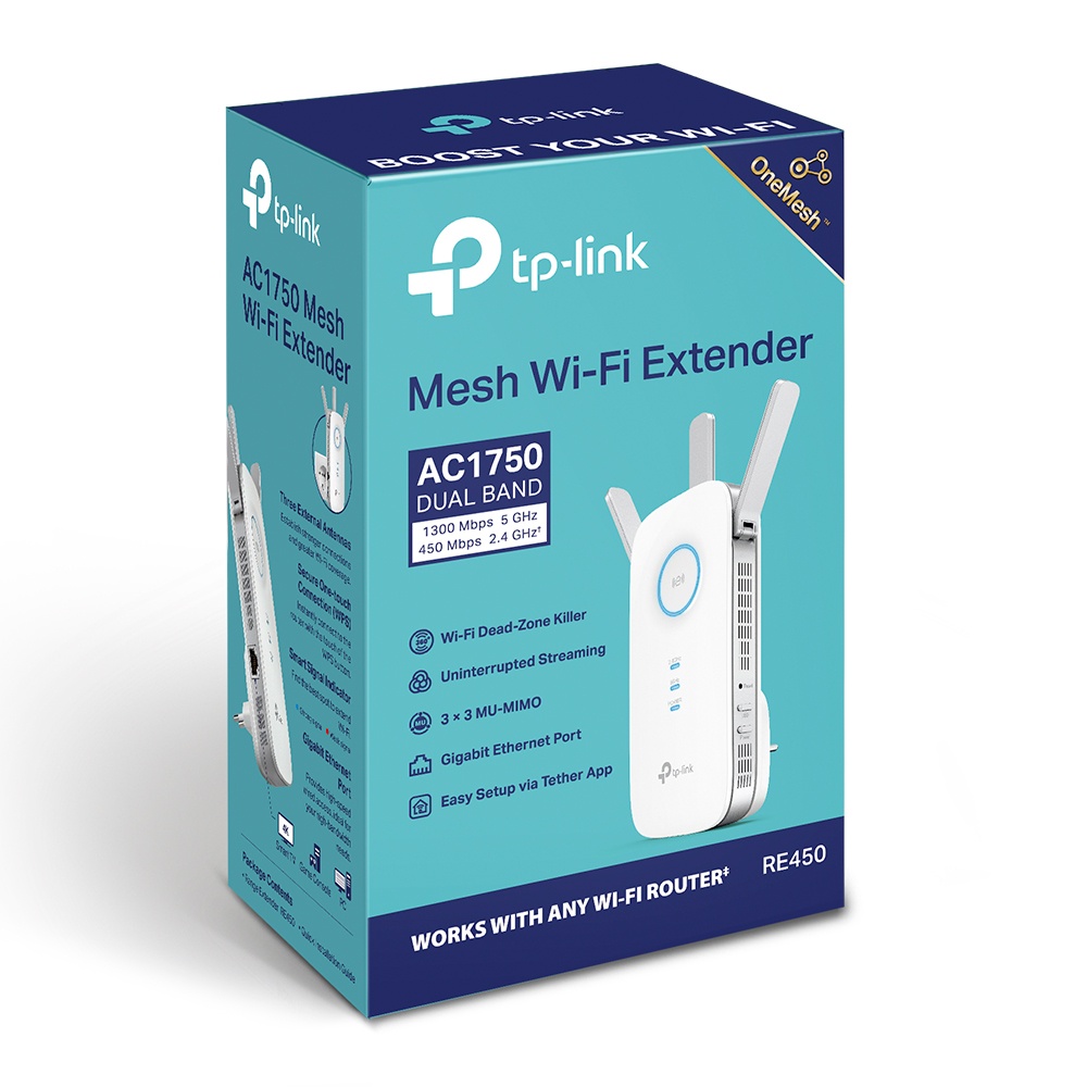 Tp-Link RE450 AC1750 Wi-Fi Range Extender Wireless