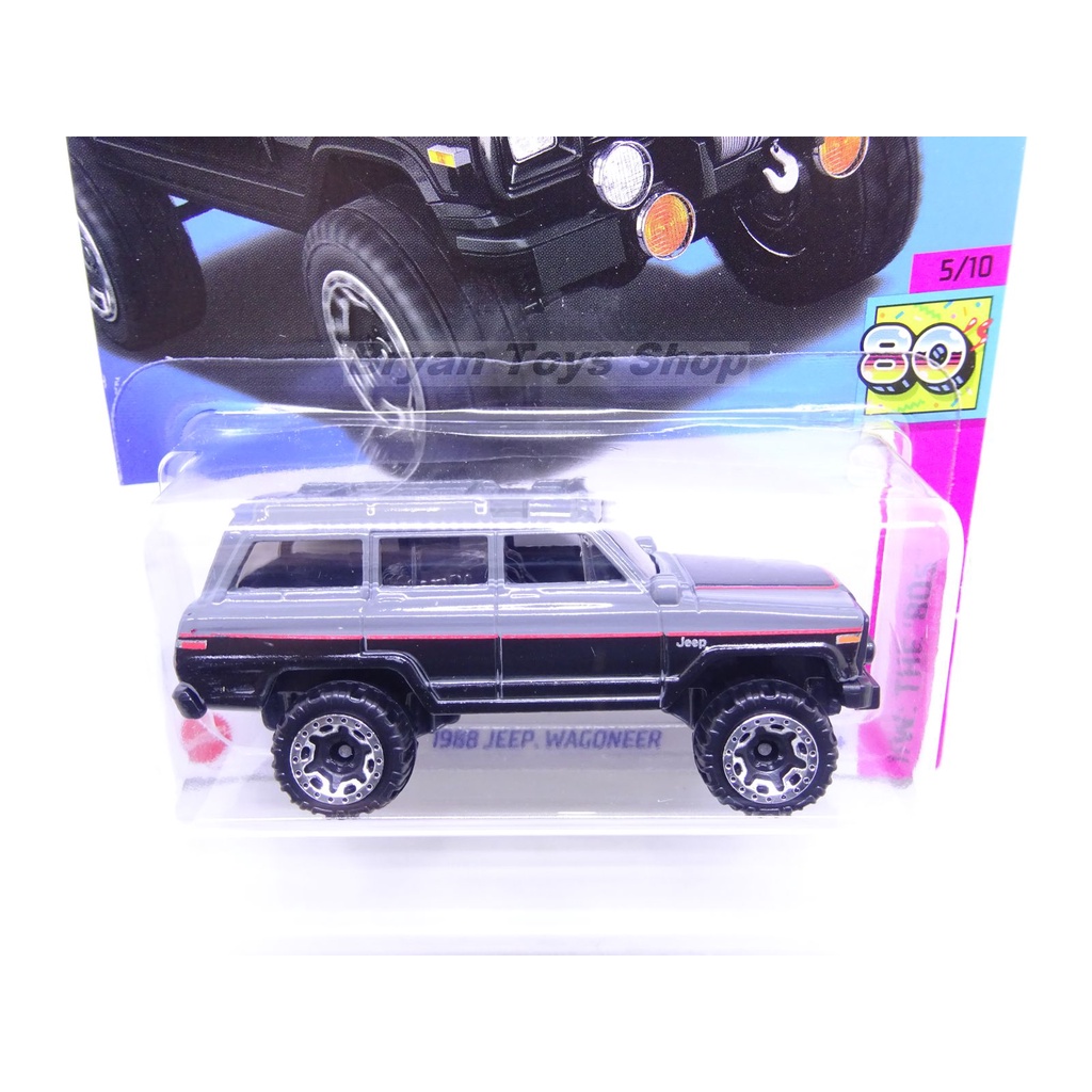 Hot Wheels 1988 Jeep Wagoneer Abu Hitam