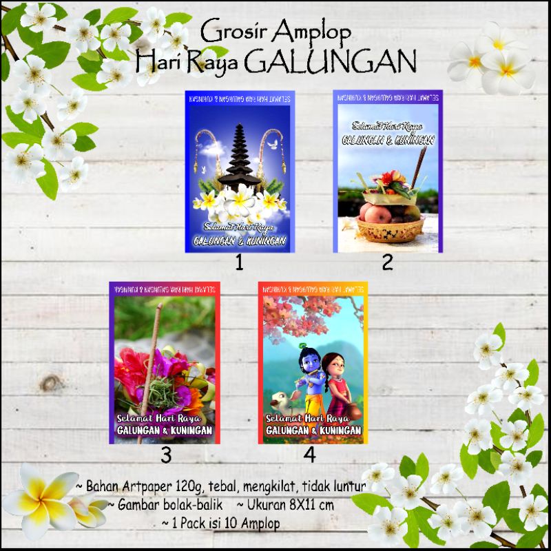 

AMPLOP GALUNGAN KUNINGAN ISI 10 AMPLOP (NEW)