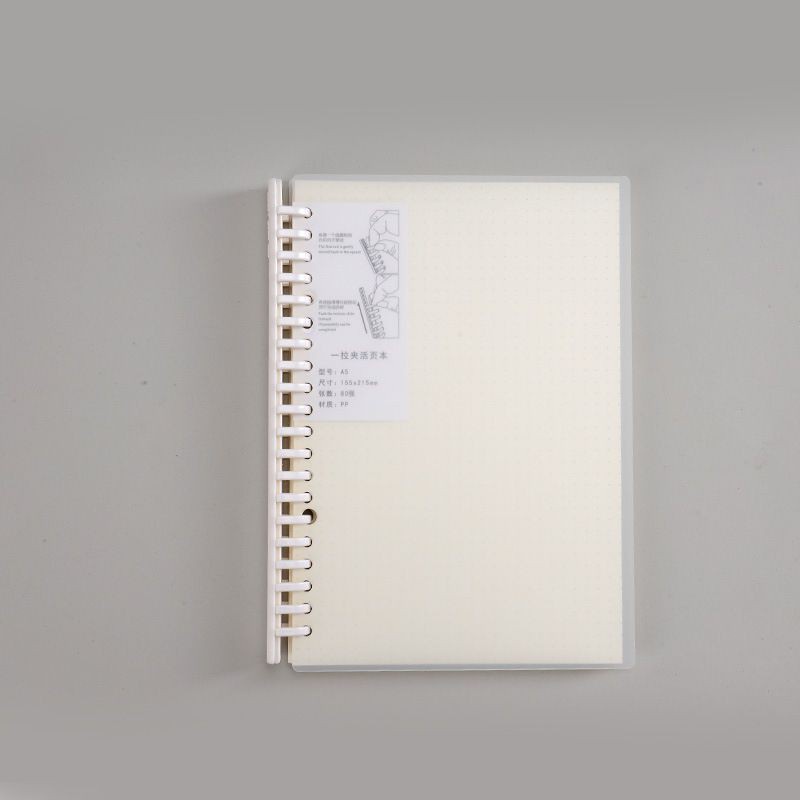 

lkjj Binder Note Spiral Ring Model ( Garis, Polos, Dotted , & Grid ) A5 & B5 - 80 lembar