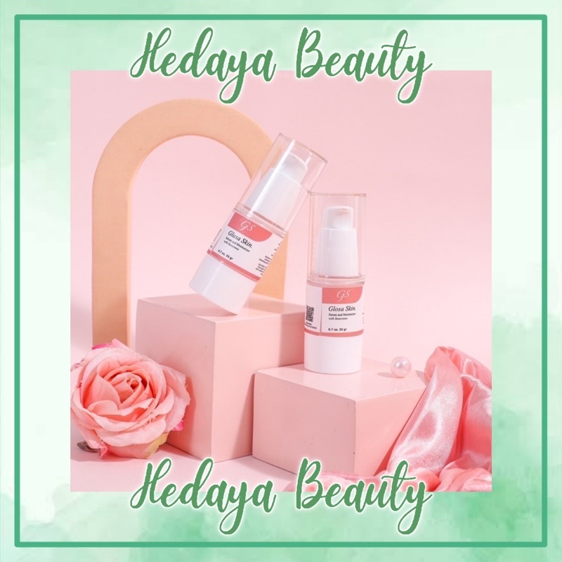BPOM GLOSA SKIN Serum and Moisturizer with Sunscreen - Glosaskin Sunscreen