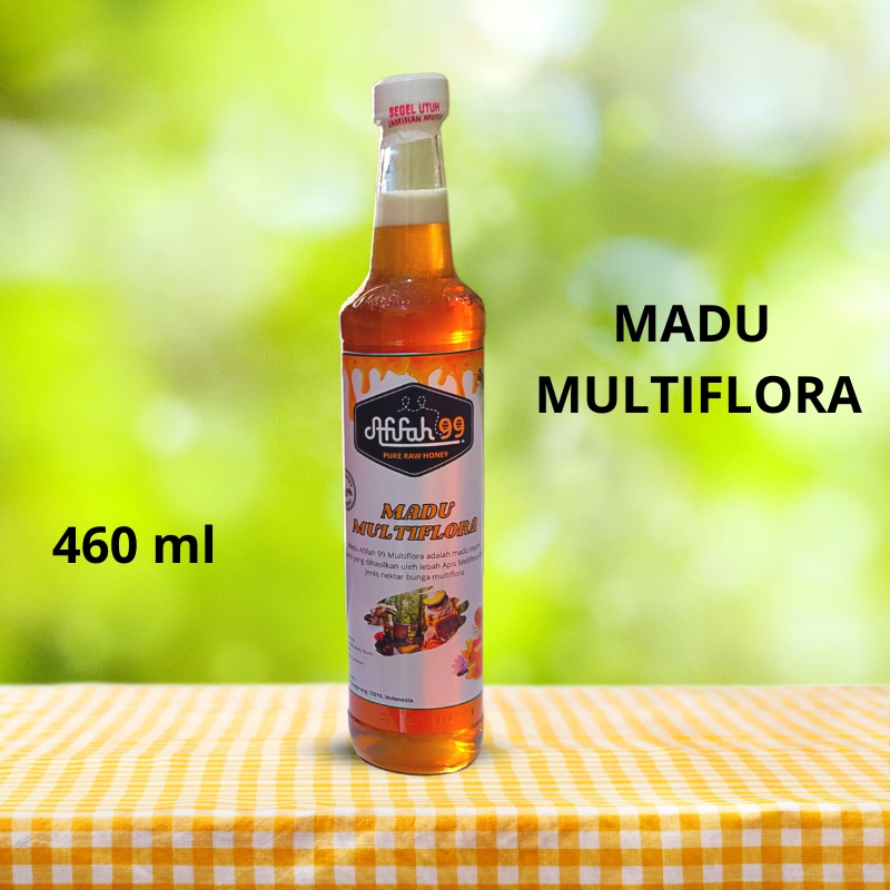 

Madu Afifah 99 - Madu Murni Asli Nektar Multiflora 460 ml - Grade A 100% Alami Pure Natural Raw Honey