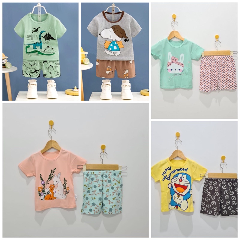 Setelan Anak Perempuan Import  Prekium Setelan Anak Laki Laki / Baju Santai Anak cewek Baju Santai L