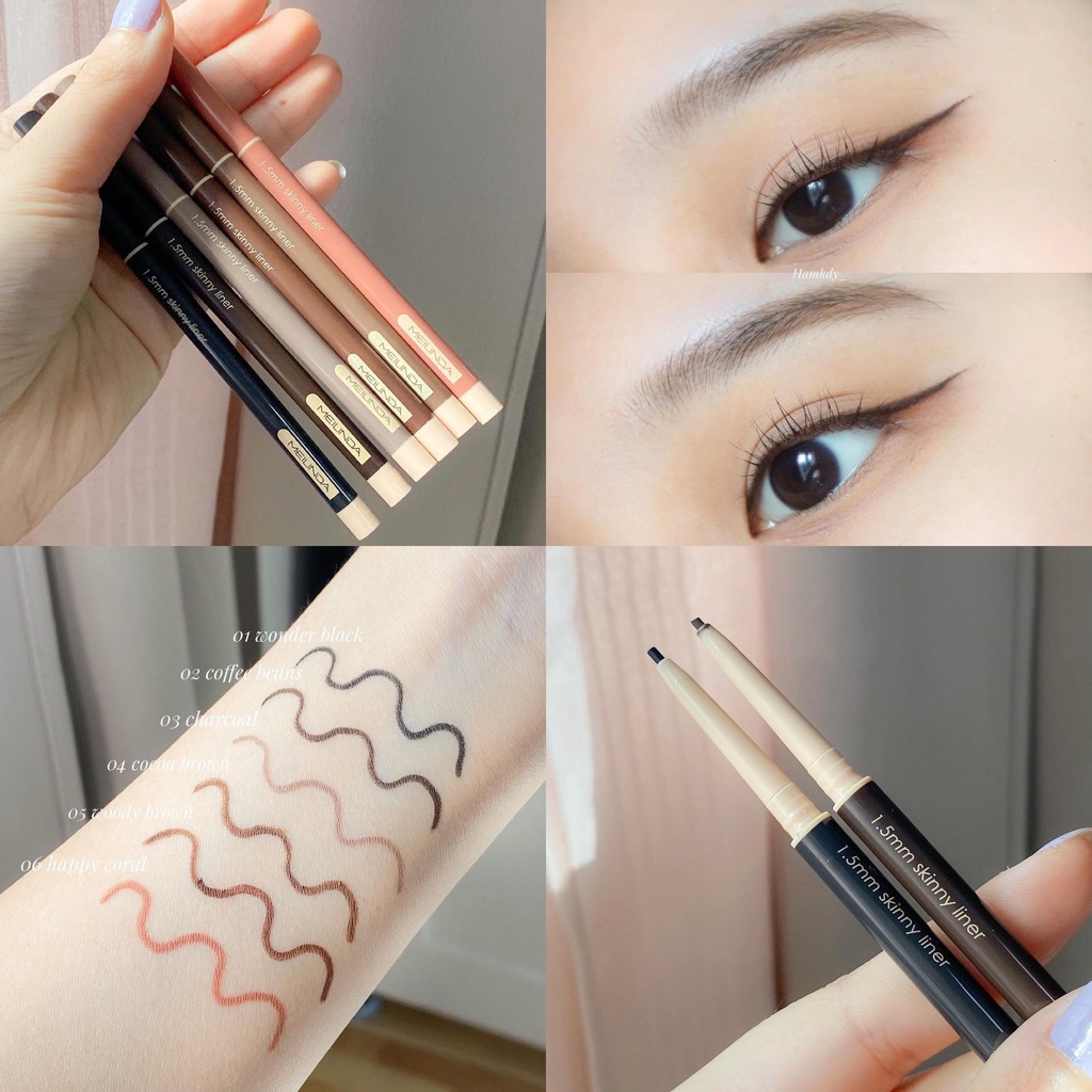 [TERMURAH] MEILINDA 1.5MM Skinny Liner | Eyeliner MC3120 | Browit.id