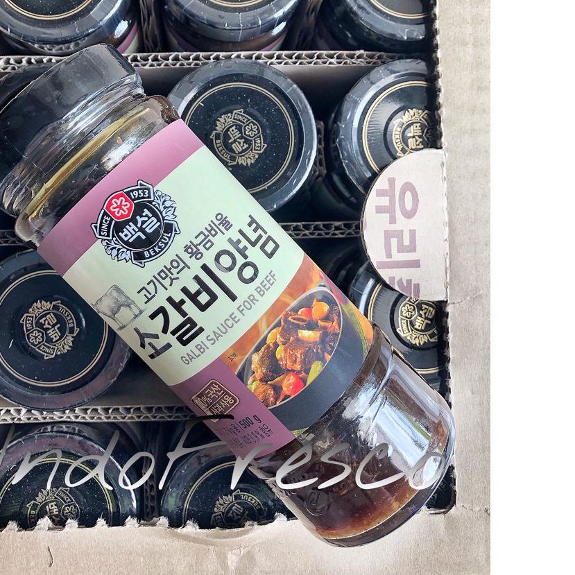 

Quality Control✅Beksul Korean BBQ Kalbi Sauce Marinade- Saus bumbu BBQ 500g|SQ9