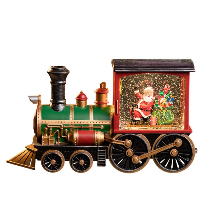 Snow Globe Kereta Santa Kotak Musik Lentera Snowglobe Christmas Train Kotak Musik Natal Harga Grosir Termurah Kado Natal Christmas Music Box Snow Box