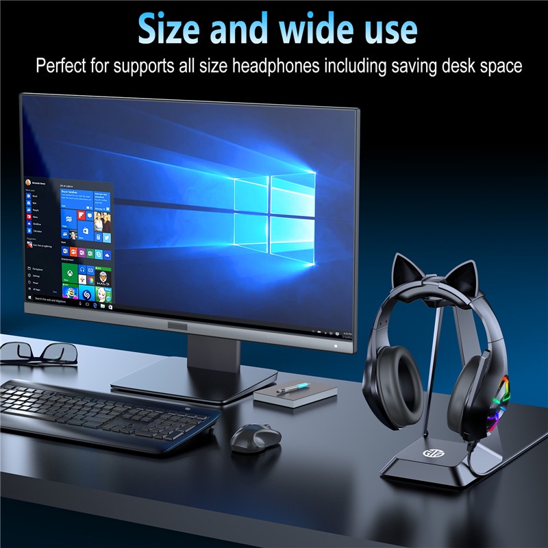 Sicibel G501 Stand Dudukan Headphone Universal Bahan ABS + Aluminum Flexible