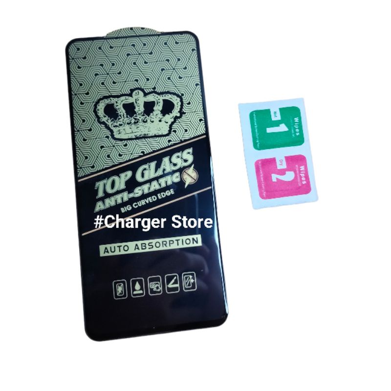 Vivo T1 5G T1 Pro V5 V5S V9 V11 V11 Pro Tempered Glas Kaca Anti Static Full Cover