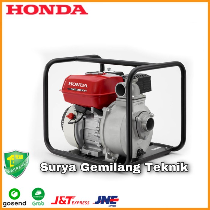 Mesin Pompa Air - Alkon Honda Wl 20 Xn 2 Inchi Honda Wl20Xn Water Pump