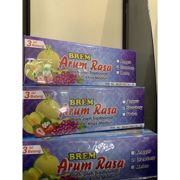 

Brem Arum Rasa Strawberry