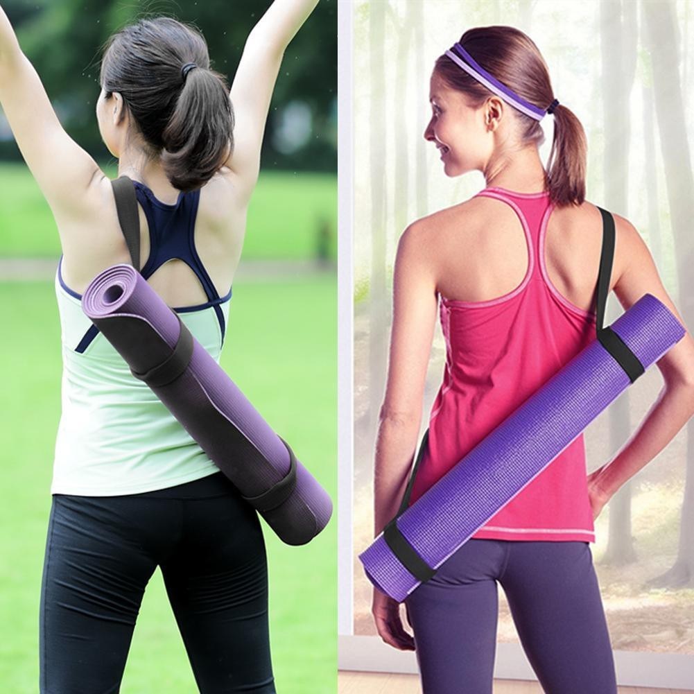 Yoga Mat Tas Sarung Strap Belt Stretch Resistance Band Gym Tali Fitness Carrier Carry Bag Pilates / TAS Matras Khusus TPE