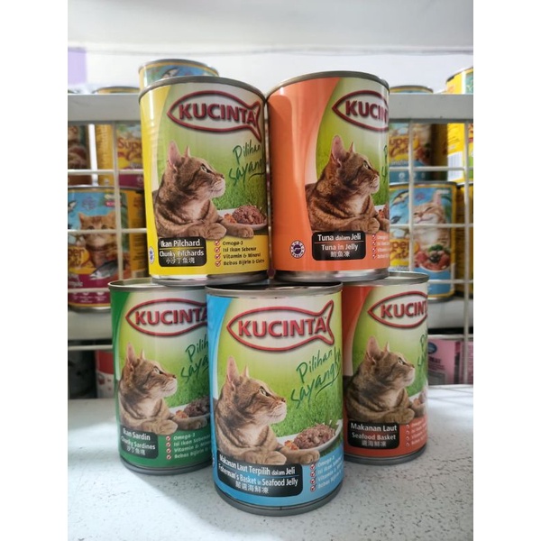 Makanan Kucing Kucinta Kaleng All Variant 400G