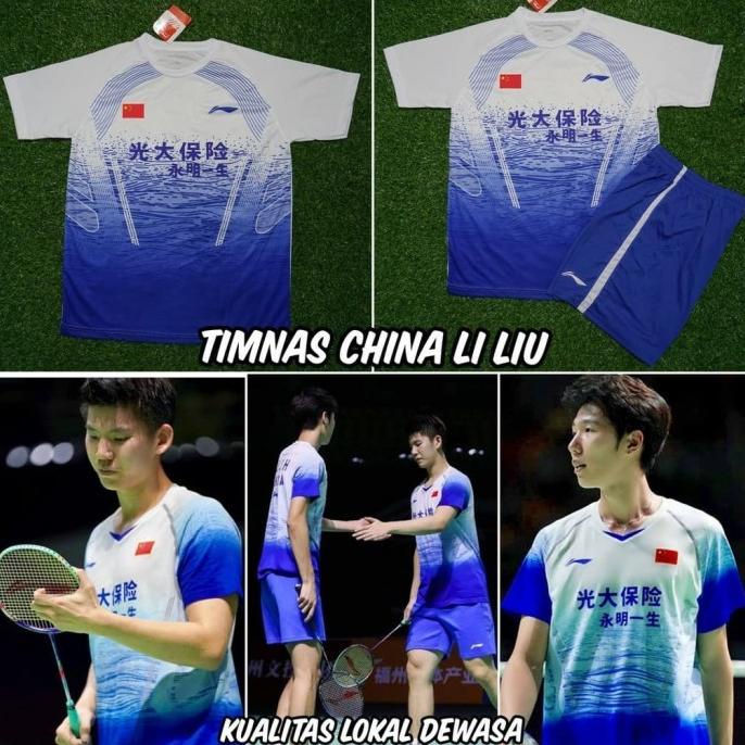 Jersey Badminton Lining model Timnas China baru