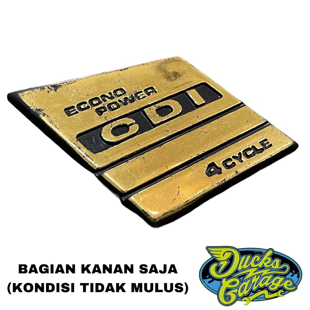 emblem karet pelana astrea prima bagian kanan saja