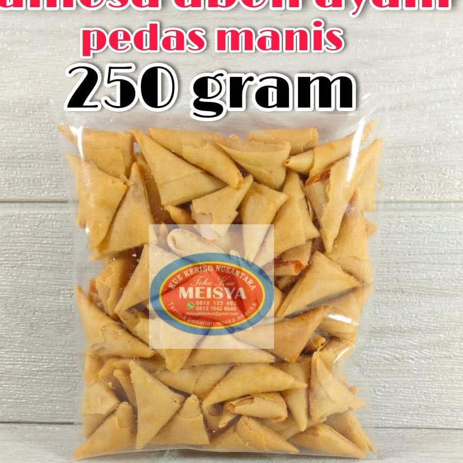 

FREE ONGKIR!Kue Samosa Abon Ayam Pedas Manis Sarikaya Murah Grosir 250 Gr|KD7