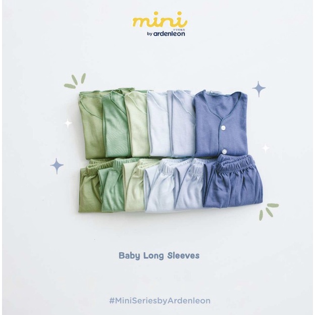 Ardenleon MINI Series Baby Long Sleeves | Green &amp; Blue