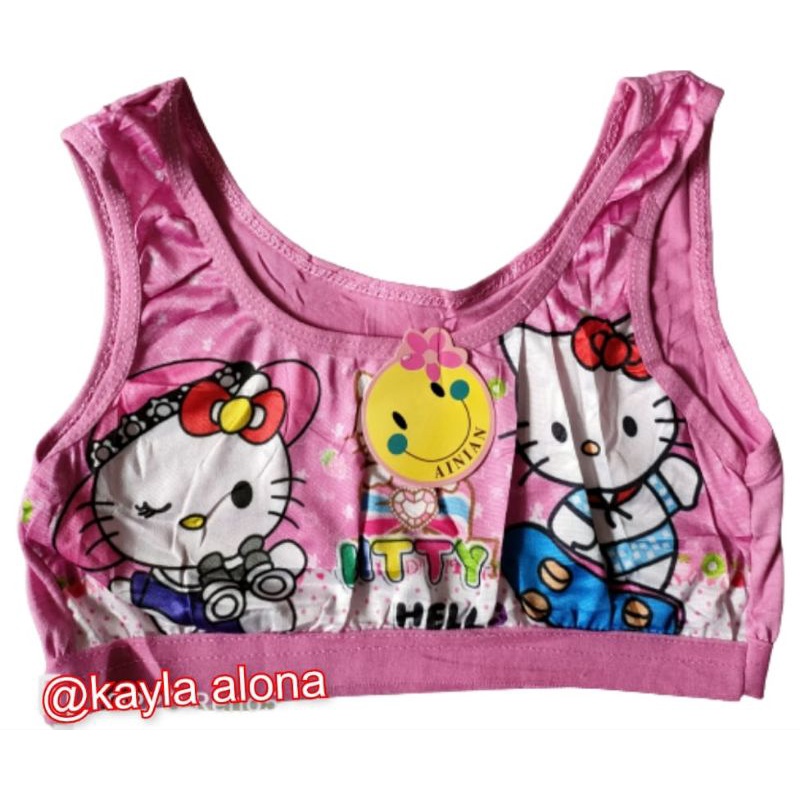 MINISET ANAK WARNA HELLO KITTY &quot; AINIAN &quot; ( Tanpa Busa )