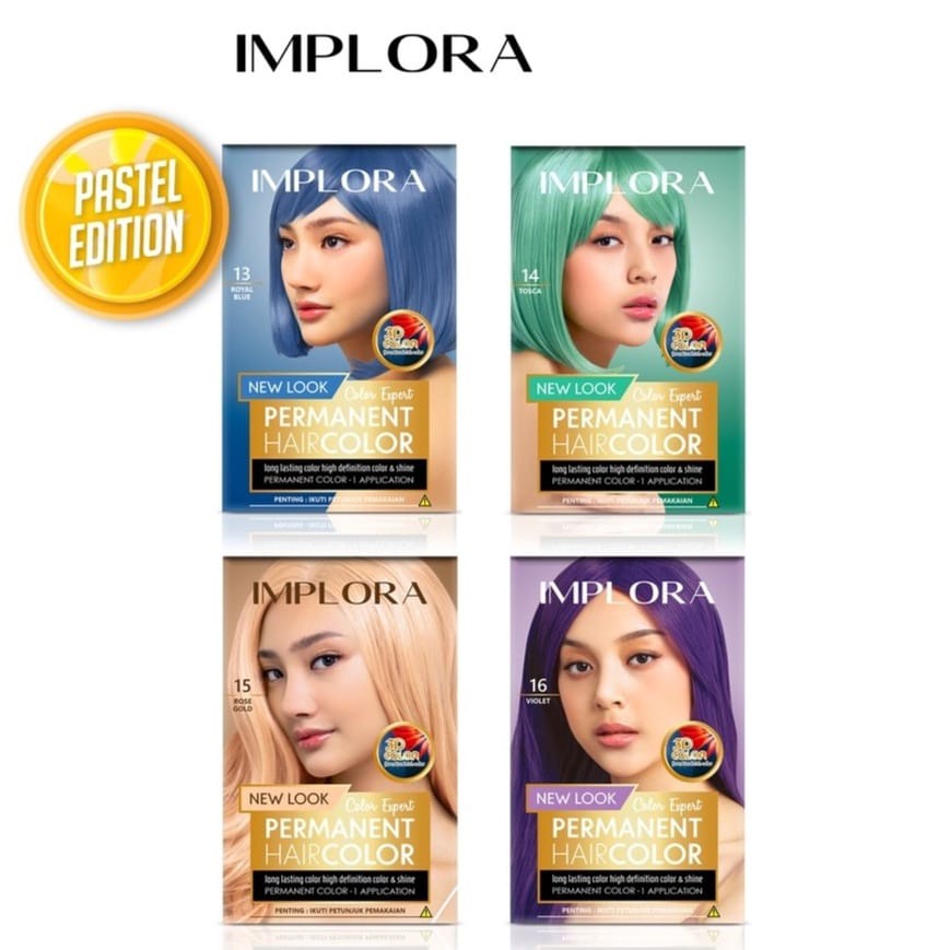 Implora Permanent Hair Color / Semir Rambut / Cat rambut