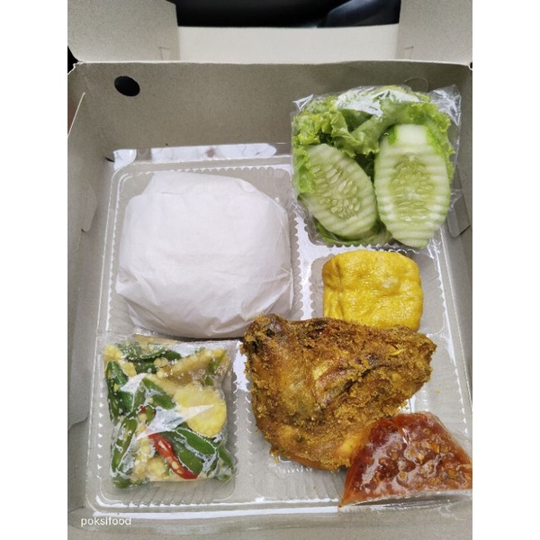 

Nasi Kotak/Nasi Box/Ayam goreng tulang lunak