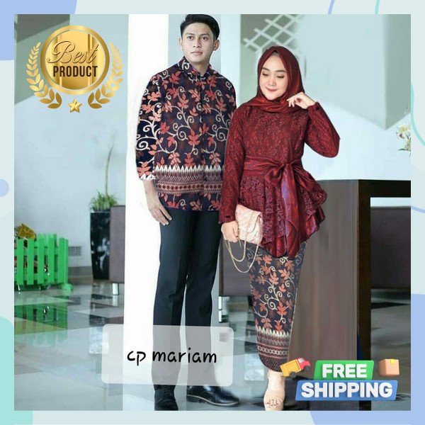 Kopel Dres Kondangan Premium Set Baju Couple Premium Gamis Pasangan Suami Istri Baju Cople Cewek Cow