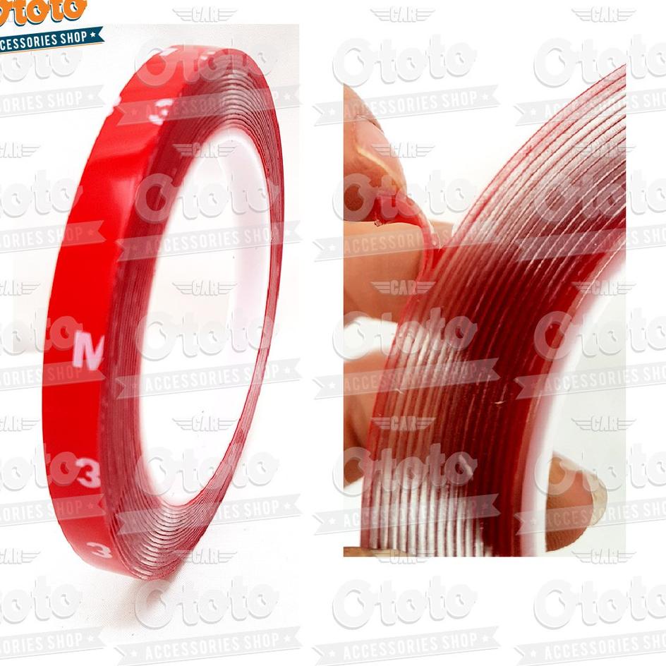 

ㅸ Isolasi bolak balik 3M Silikon Bening (8mm*5meter) - Double Tape Silicone ↦