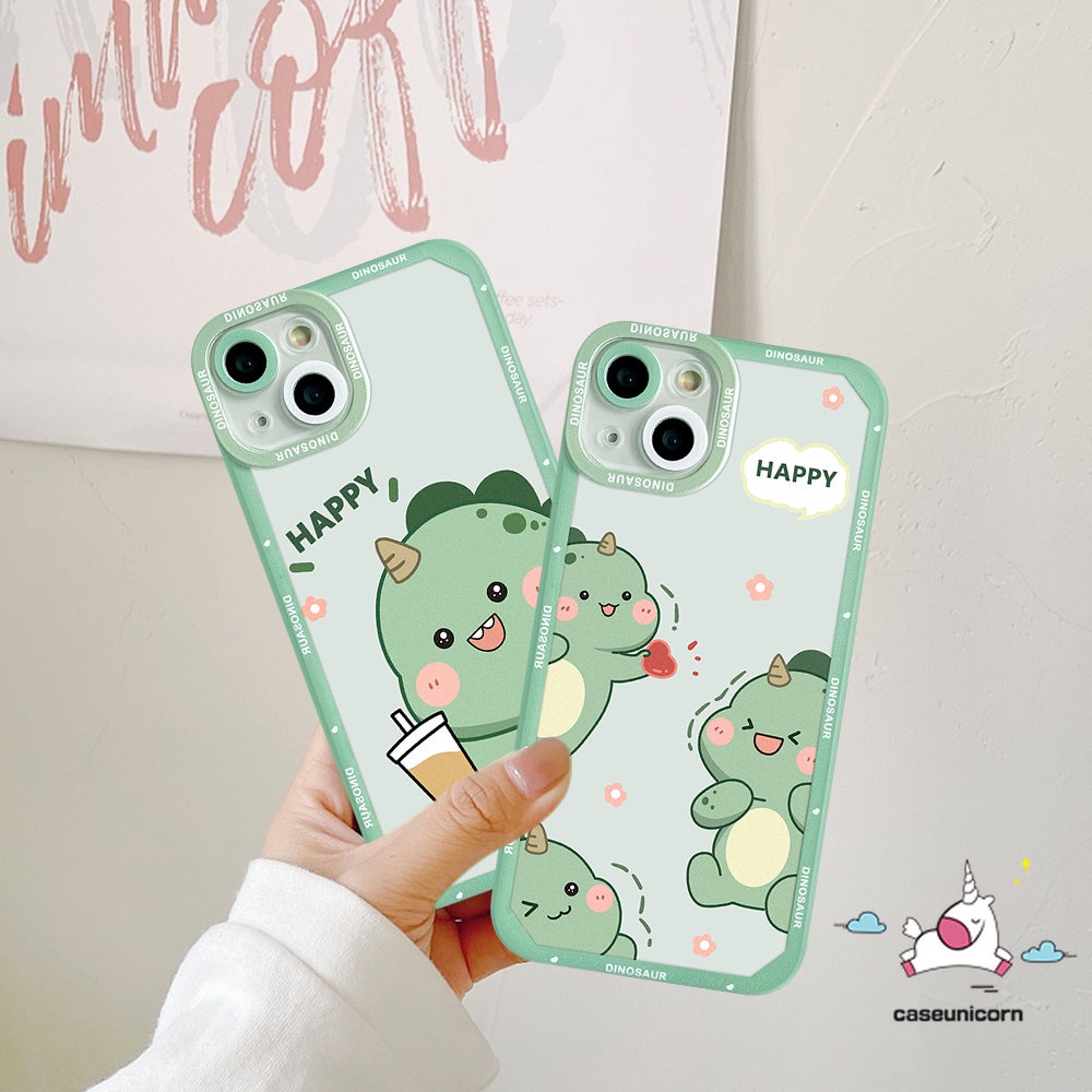 Redmi A110 9 9T 9C 10A 10C 9A Note 11 10 11s 10s 9 11Pro Plus 8 9 9Pro 9s 10Pro Max POCO X3 Pro F4 M3 X3 NFC Dinosaurus Lucu Kartun Teh Susu Soft TPU Ange Eyes Case