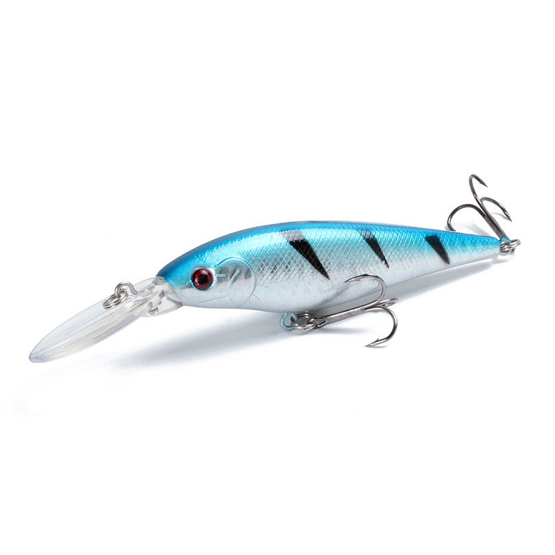 10pcs/lot Ikan Kecil Umpan Pancing 11cm/9.5g Umpan Keras Crankbait Swimbait Mengambang Manusia Hidup Wobbler Memancing Tackle