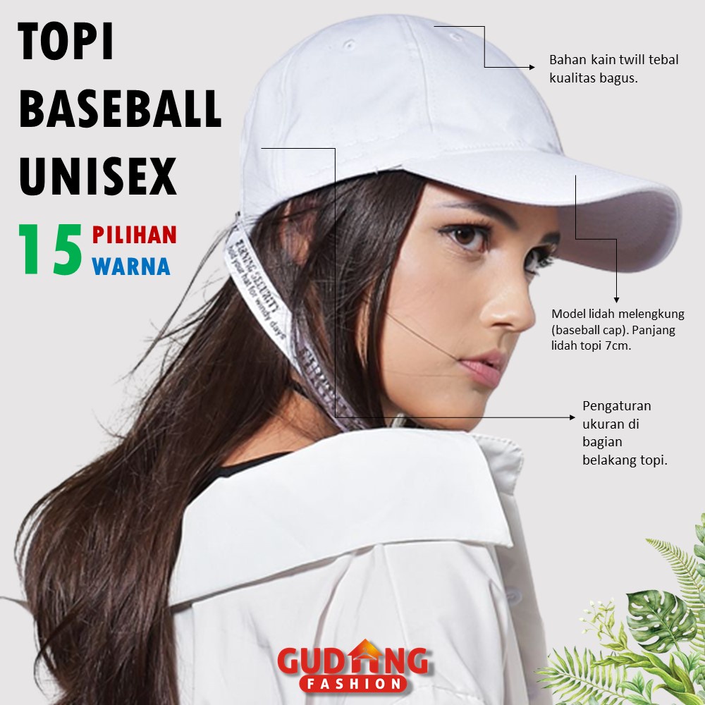 Topi Polos Bahan Twill TOP 04