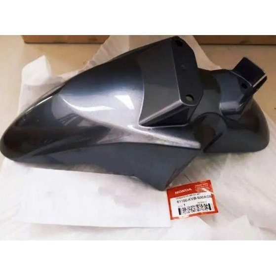 Fender FR Spakbor Depan Vario 110 Karbu CW Hitam Abu AGM - 61100KVB930AGM