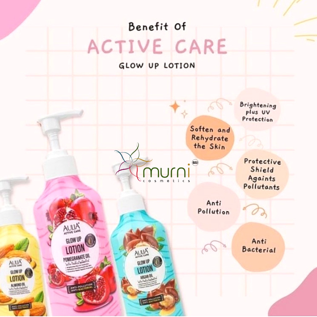 AULIA ACTIVE CARE GLOW UP LOTION 300ML