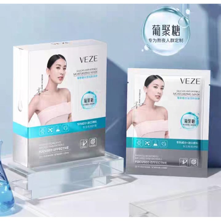 Veze Sheet Mask Moisturizing 25 Gram Isi 10 Pcs LS